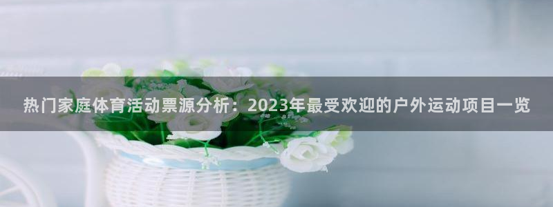 极速体育UFC：热门家庭体育活动票源分析：2023年最受欢迎的户外运动项目一览